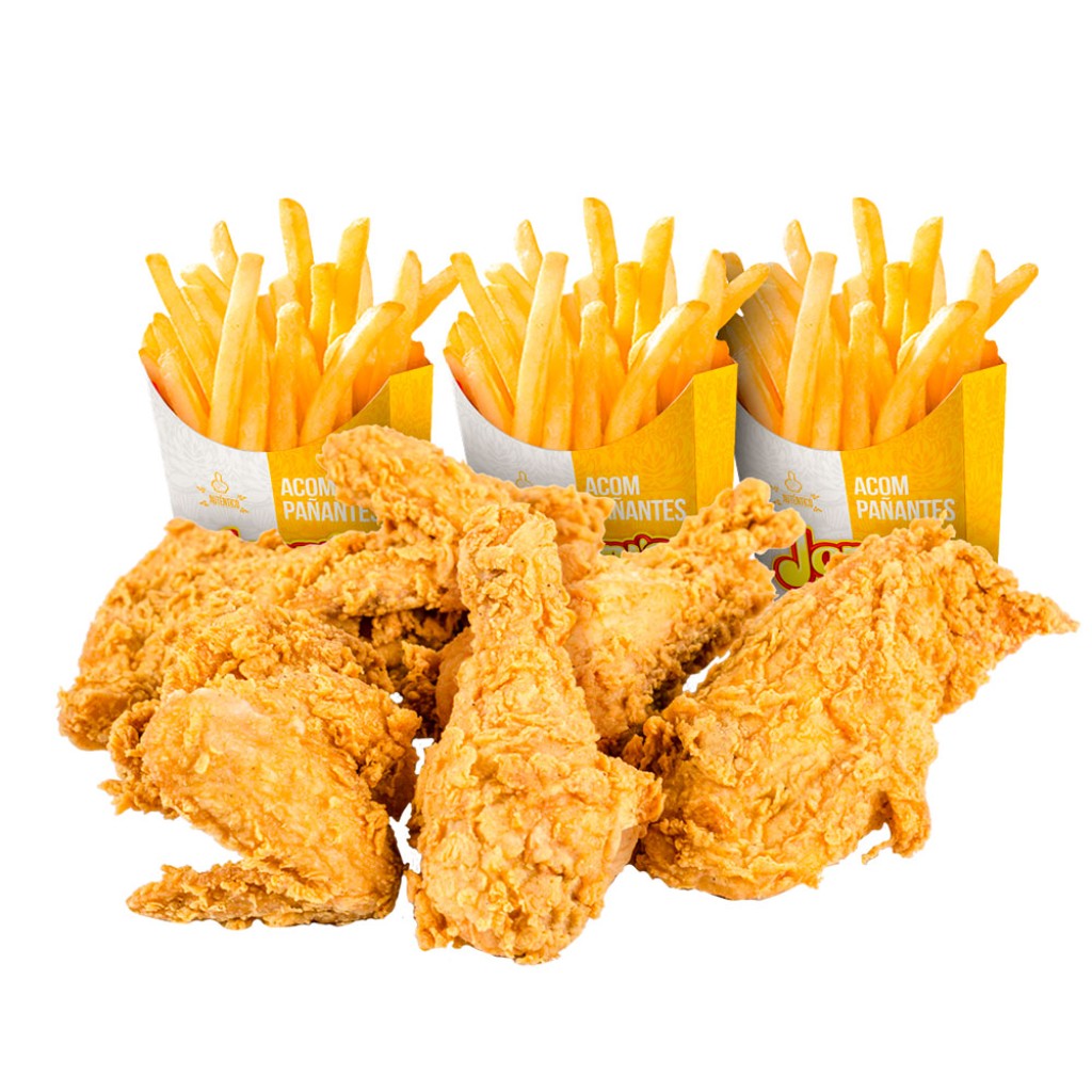 6 presas + 3 porciones francesa - Jarris