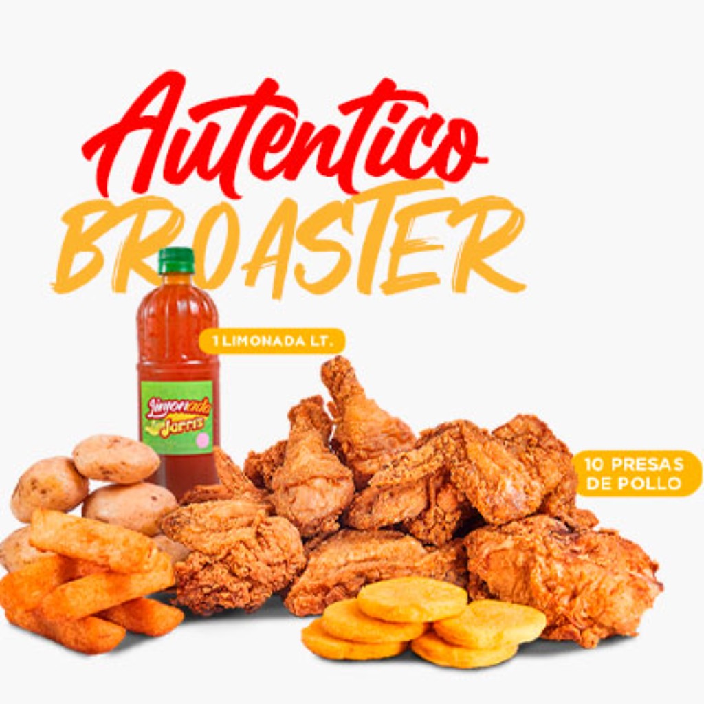 Combo 10 presas con limonada - Jarris